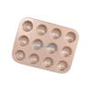 B0KB Carbon Steel Nonstick 6/12 Cavity Shell Cake Baking Pan For Homes Kitchen Use