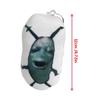 Peluche Memes Plancton Maledetto Ciondolo Cinguettante Portachiavi per Borsa Fascino Divertente per Borsa Bambola con Ciondolo Vocale Modello Ornamento Regali Giocattoli