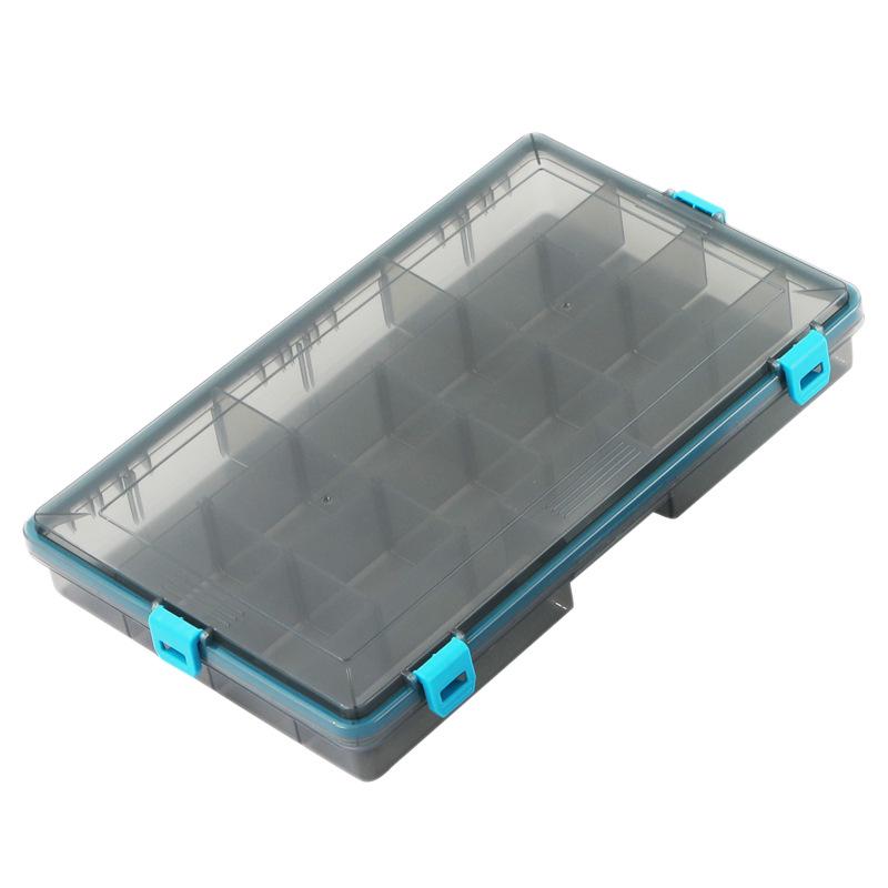 Transparente mehrschichtige Aufbewahrungsbox für Thunder Frog Köder & Angelzubehör