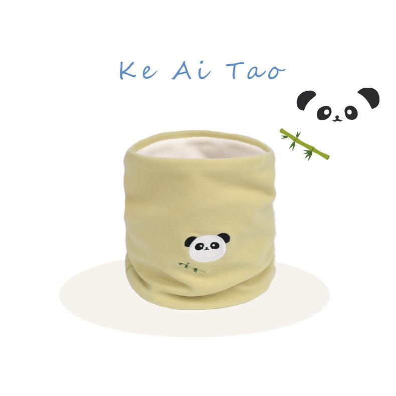 Children's Autumn/Winter Velvet Neck Warmer - Thickened, Windproof Scarf Pullover