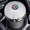 Car Ashtray with Led Light with Cover Inside The Multi-function For Alfa Romeo giulietta 159 mito giulia stelvio 147 AccessoriesZZ8 
