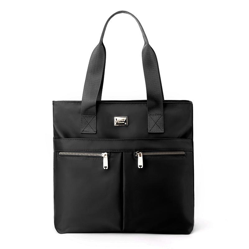 

New shoulder bag women s bag trendy versatile simple trendy women s shoulder portable mother travel bag чёрный