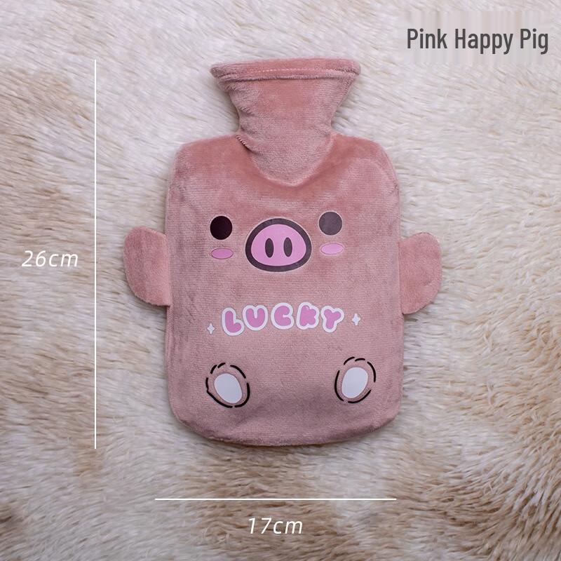 Fumaiide Plush PVC Hot Water Bottle (2-Pack)