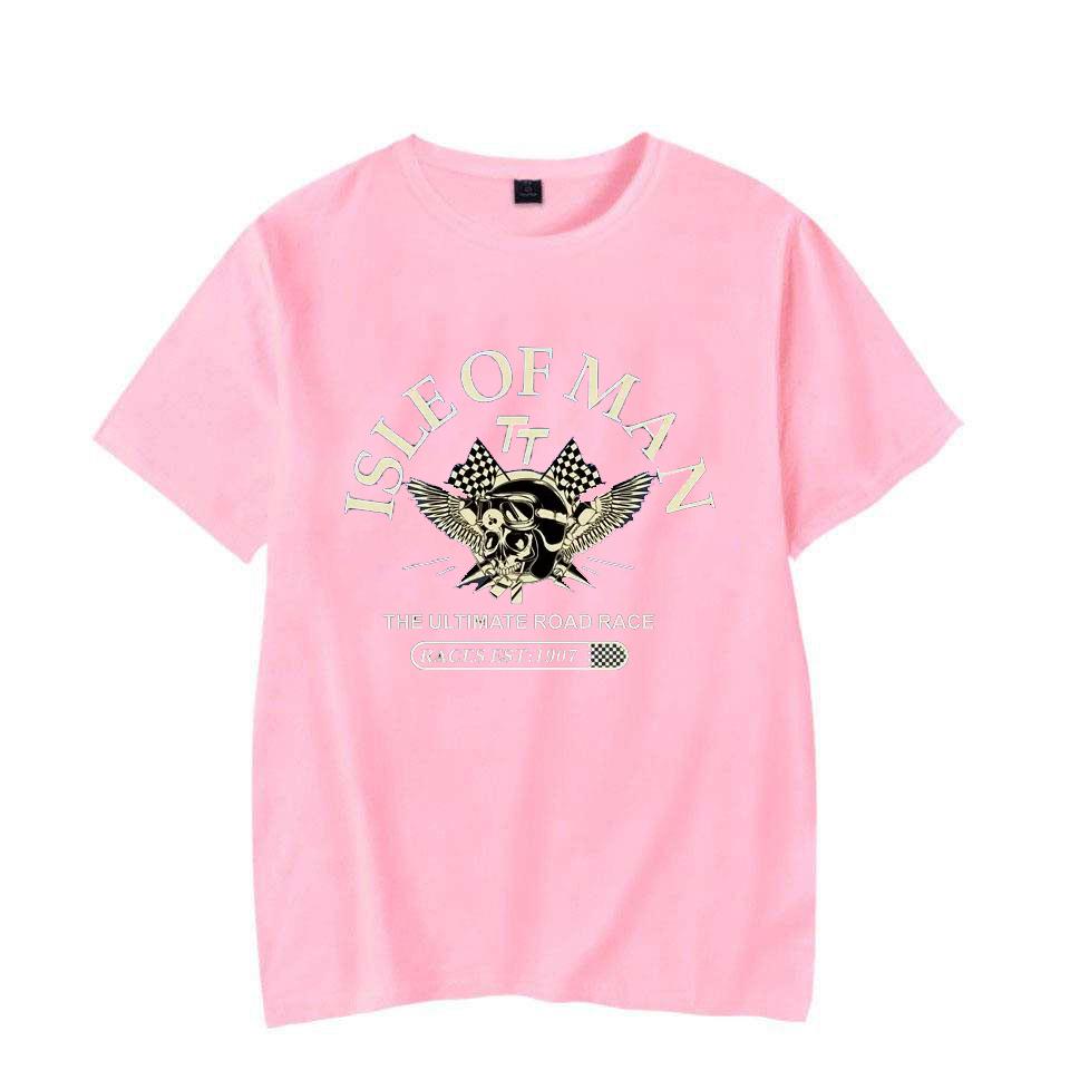 T-shirt Men's Isle of Man TT Ultimate Road Race EST1907 T-shirt Helmet Skull Street Clothing Harajuku Tops Casual Loose T-shirts