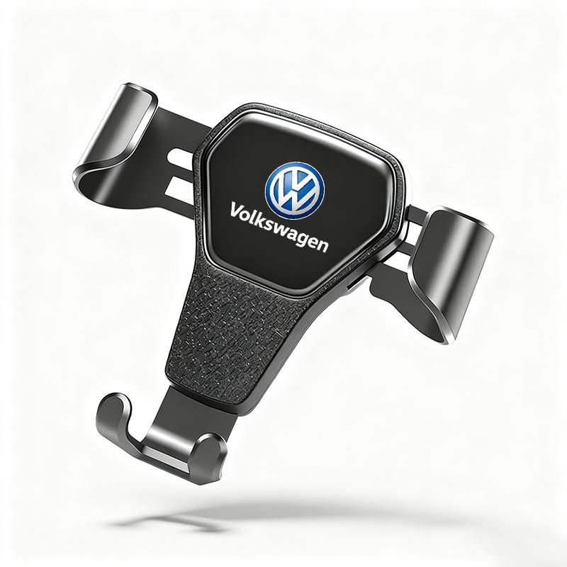 OBTLU1 Gravity Car Phone Holder Air Vent GPS Stand Accessories Tire Valve For VW GTI Polo Golf Passat Tiguan Arteon ID.3 Jetta T-ROC CC