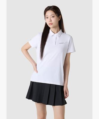 LECOQ Uni Le Fresh Polo Shirt - White Qr123Ets32 (Type A)