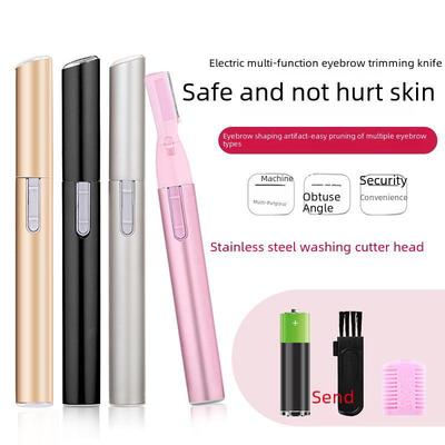 Dual-Purpose Electric Eyebrow & Hair Trimmer for Men and Women