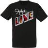 Live Men's Unisex Black Rock Men T Shirt