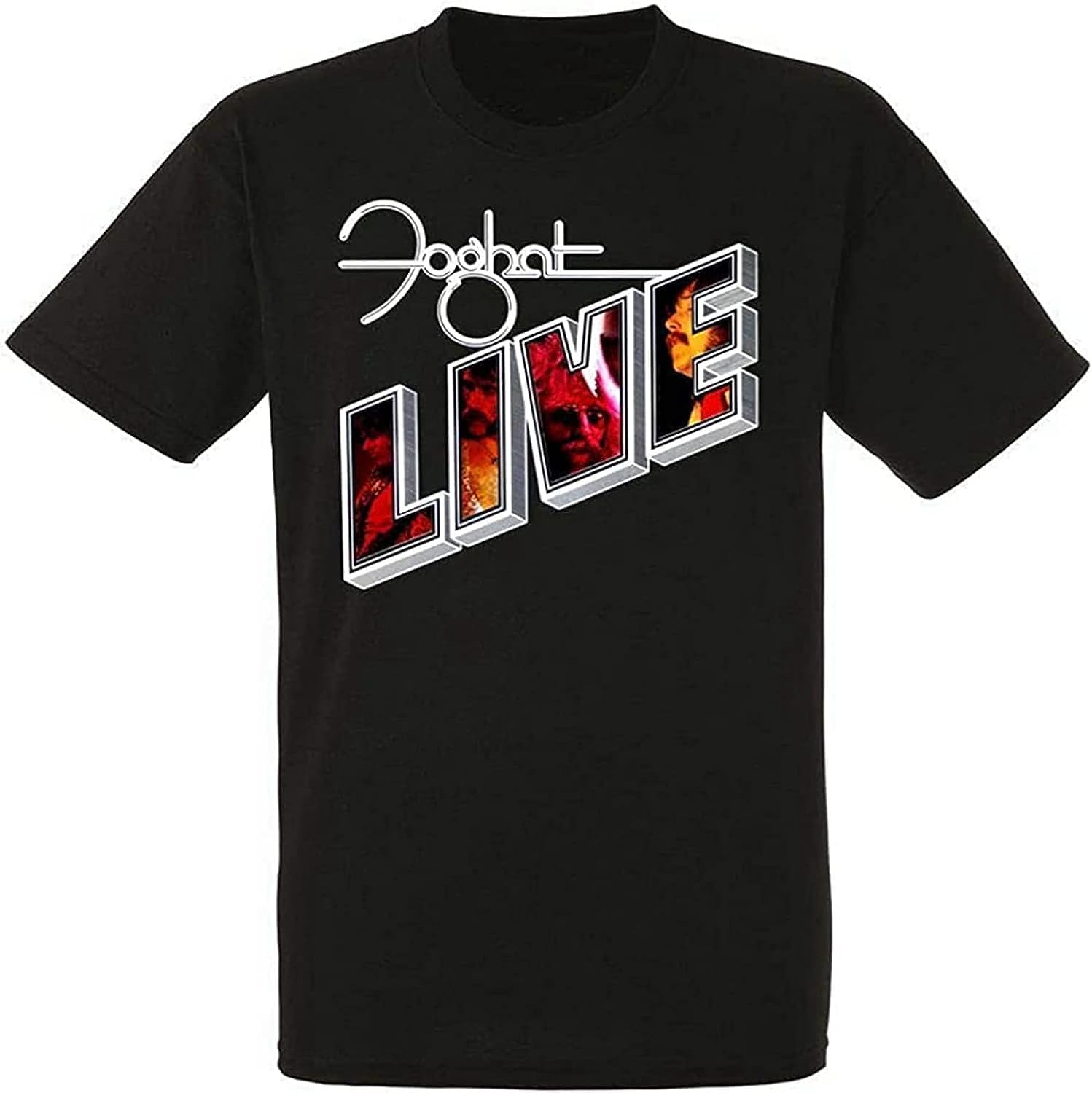 Live Men s Unisex Black Rock Men T Shirt L чёрный