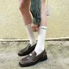 Miu Slimming Cotton Socks: Black Mid-Calf for All Seasons 2025