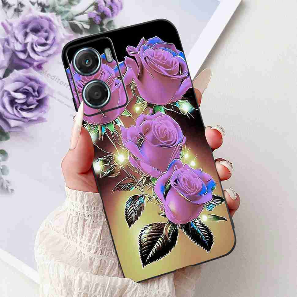 Hülle Für Motorola Moto G06 Luxus Cartoon Handy Rückseite Silikon Weiches TPU Für Moto G06 MotoG06 4G Hülle 6.88"