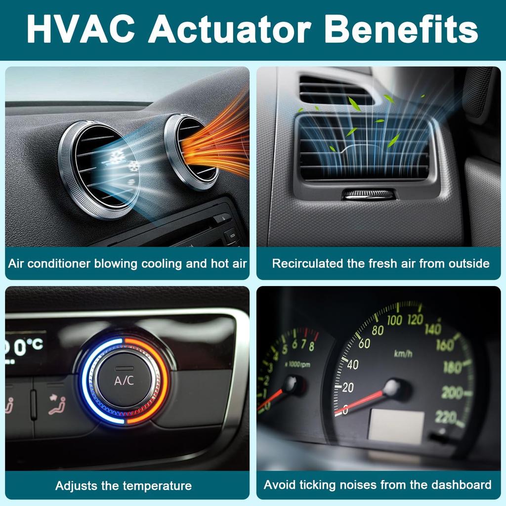 Left Side Wind Door Actuator for 2001-2006 Lexus ES330 ES300, 87106-41051, Climate Control Servo Motor Replacement