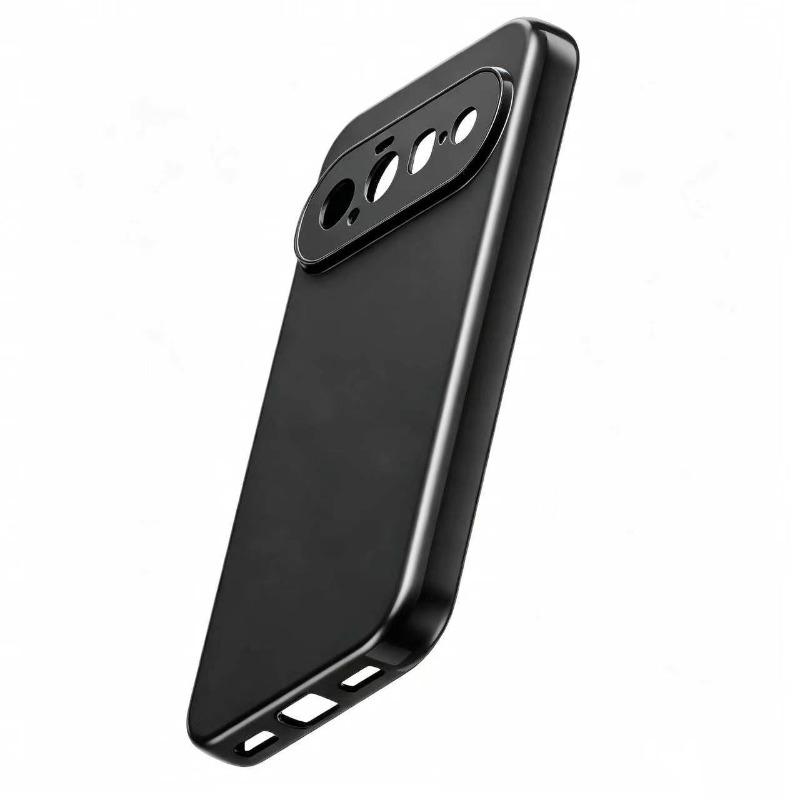 Per Google Pixel 11 Pro XL Custodia Morbida in TPU per Google Pixel11 Pixel11ProXL Cover Posteriore Nera Opaca Satinata Guscio in Silicone