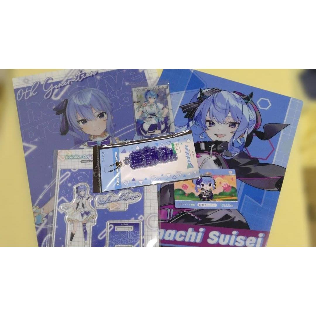 Suisei Hoshimachi Hoshiyomi Fan Name Charm Acsta Card Clear File