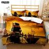 Luxury New 3D Print Scania Truck Duvet Cover Set Soft Comforter Cover Animal Bedding Set Tiger Pattern Quilt Cover Room Decor