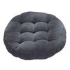 Stress Relief Hip Support Pillow Round Corduroy Chair Cushion, 16.5 Inch Ultra Soft Seat Pad, Plump Bread Style Cushion Washable for Floor Reading