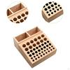 Wood Leather Craft Tool Stand Handicraft Holder Accessory Professional for Home Use Storage