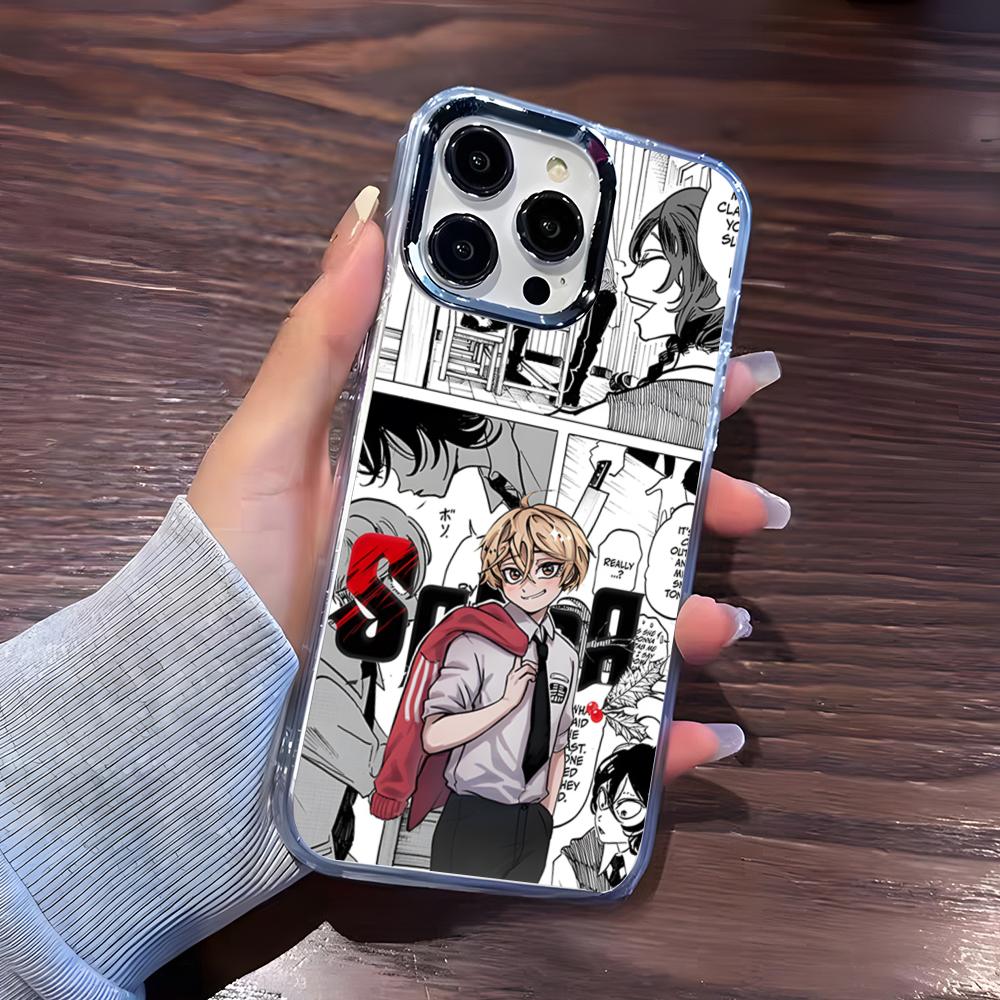 Anime SANDA Phone Case For IPhone 17 Pro Max 16 15 14 Pro Max IPhone 13 Pro Max 11 Plus Transparent Cover