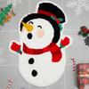 Bath Mat Christmas Tree Bath Rug with Strong Absorbency Slip Resistant Floor Pad Perfectly Keep Floor Dry