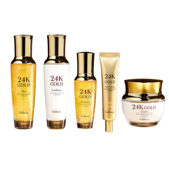 

a0223 Goldvera 24K Gold Skincare 5-Piece Set Skincare 5-Piece Set