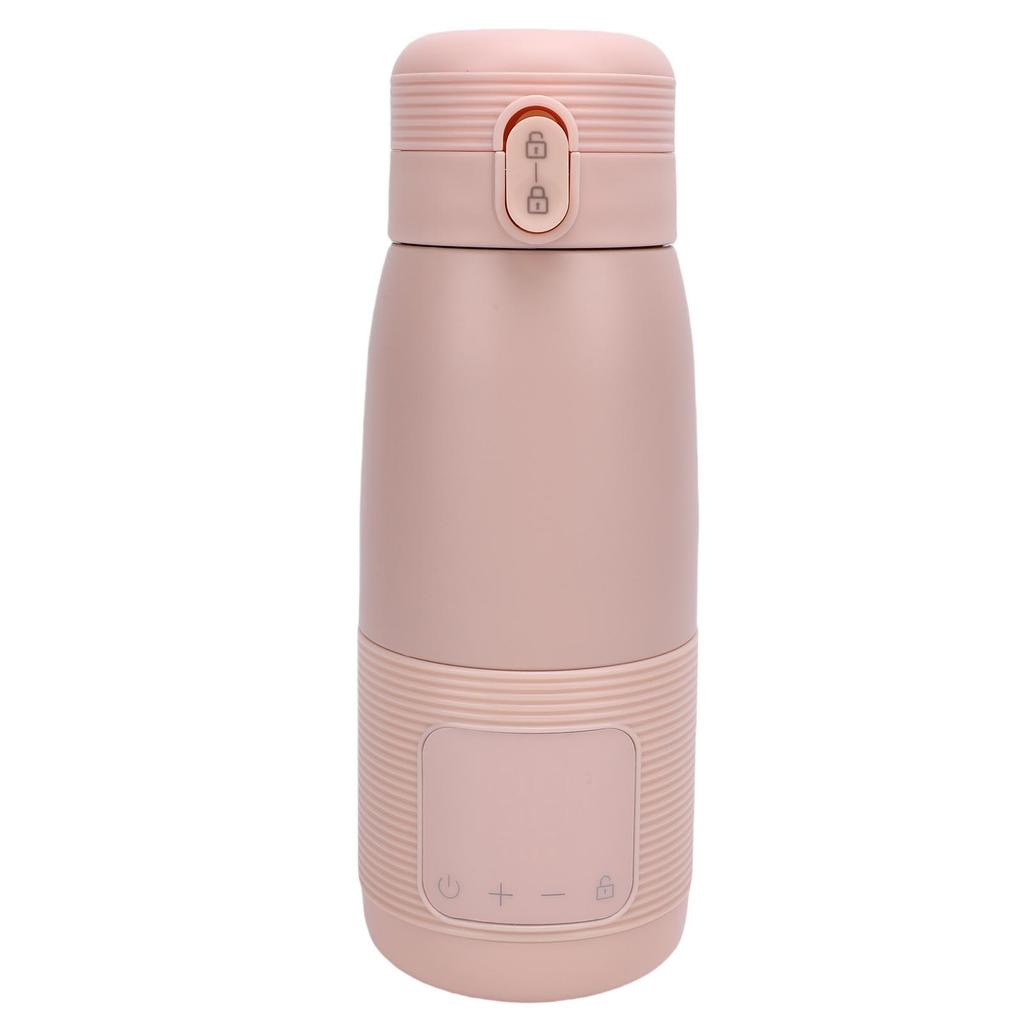 Încălzitor portabil fără fir pentru lapte, cu baterii, încălzitor de biberon pentru călătorie, control al temperaturii 37 grade Celsius 55 grade Celsius pentru