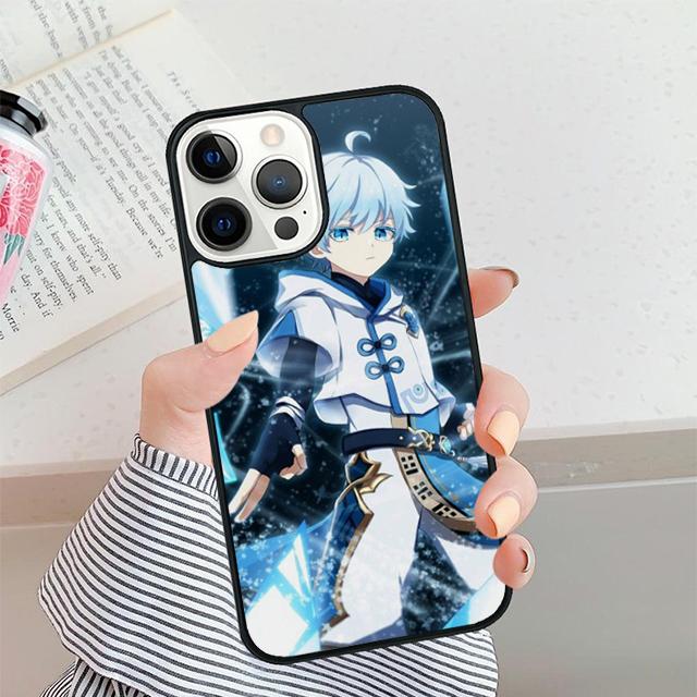Genshin Impact Chongyun Phone Case For iPhone 17 Air 16 15 14 plus 12 13 Pro max Soft Bumper Shell Cover coque