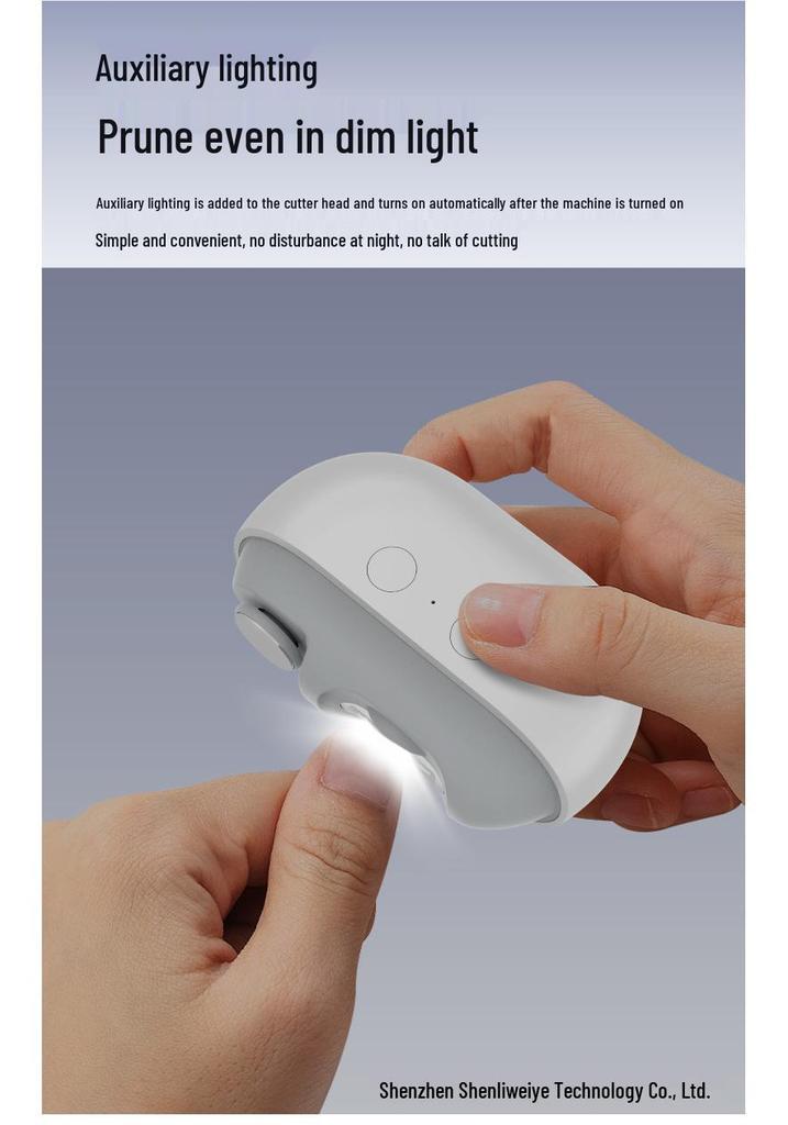 Multi-functional Electric Nail Clipper and Polisher: Portable, Automatic Manicure Tool