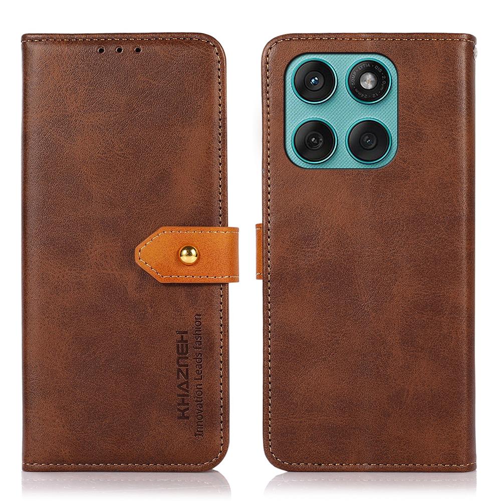 KHAZNEH For Motorola Edge 60 5G/60 Fusion 5G Wallet Phone Case Stand Leather Flip Cover