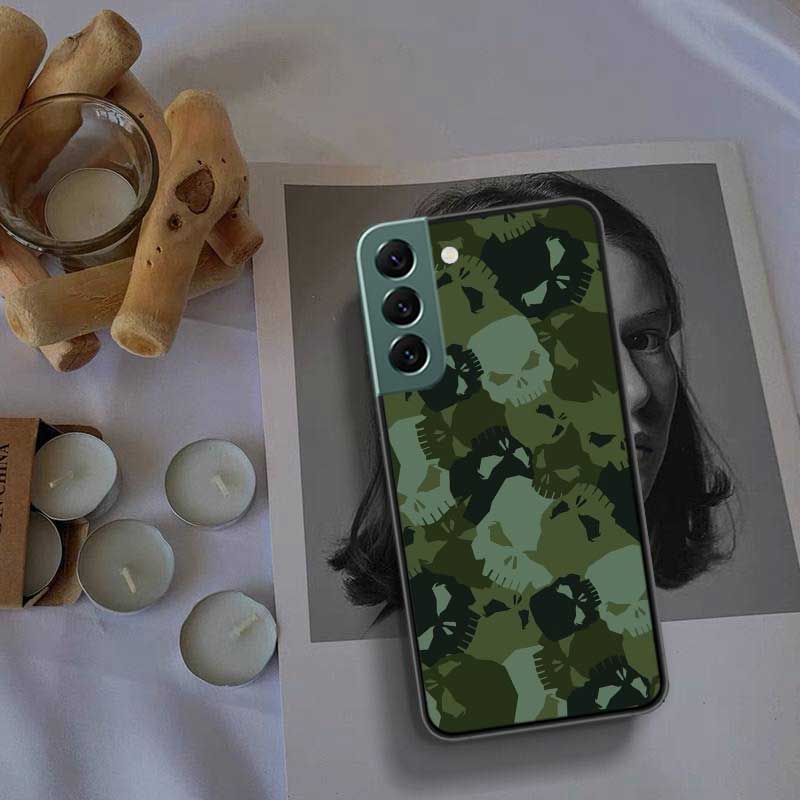 Kamuflażowy Kolor Etui Na Telefon Dla Samsung A16 A26 A36 A56 Galaxy A02S A12 A52S A13 A23 A33 A53 A54 A34 A24 A14 A22 A32 A42 A72 Cov