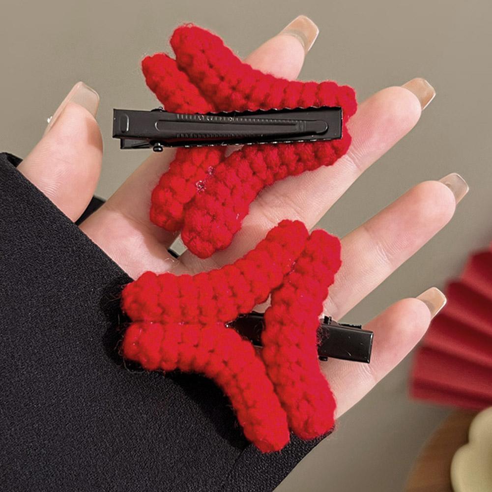 Pinzas para el cabello hechas a mano con diseño de expresión para mujeres y niñas, con un lado creativo y enfadado, regalos para el cabello Versati D3V8