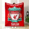 Liverpool Football Club Designed Flannel blanket for bedroom, living room, sofa, and nap