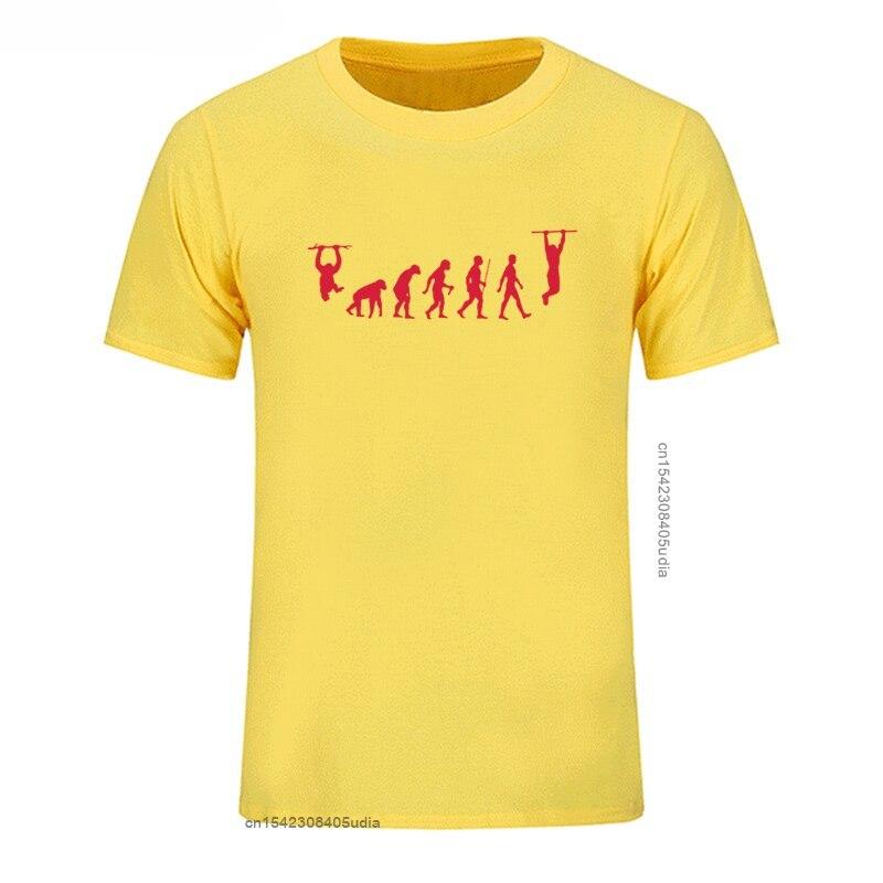Evolution des Calisthenics Herren T-Shirt Mode Rundhals Hip-Hop Sommer Harajuku Baumwolle T-Shirt Druck T-Shirt Camisa Streetwear