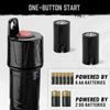 Portable Battery Powered Transfer Pump Motorcycle Car Gas Oil Pump With Flow Control Nozzle Liquid  Gasoline Pump Filter Design