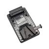 Universal V Lock Mount Plate For Camera LED Lights Quick Release Bracket for Various Photography Equipment Aluminum