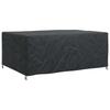 Solid Colored Furniture Cover Black 270 x 180 x 90 cm 210D