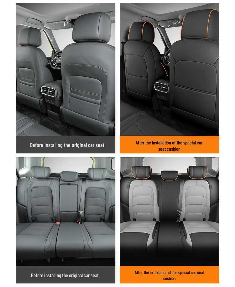 Jetour Shanhai T2 2026 Universal Leather Seat Cushion - Full Coverage for All Seasons