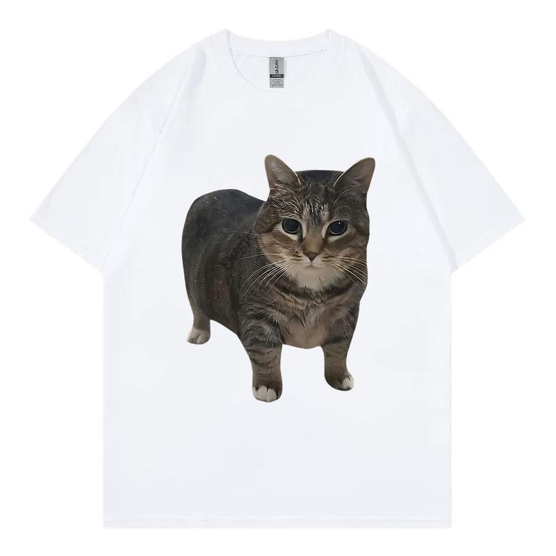 Oiia Oia Cat Funny Meme T Shirt Unisex Unisex Clothing High Street Fashion Trend Tshirt Summer Casual Loose Short Sleeve Tshirts