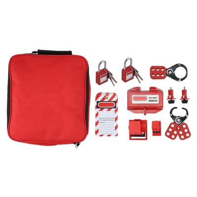 Electrical Lockout Tagout Kit Hasps Safety Padlocks Circuit Breaker Locking Plug Lockout with