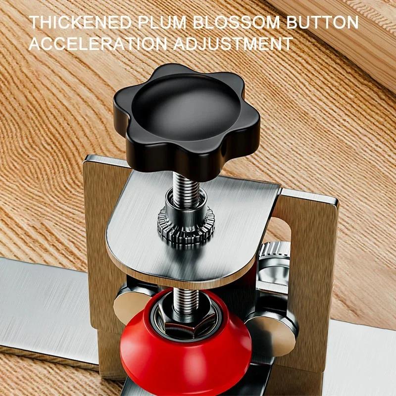 1/4PCS Cabinet Door Installation Tool Stainless Steel Cabinet Frame Fixture Household Portable Cabinet Door Mounting Jig Bracket