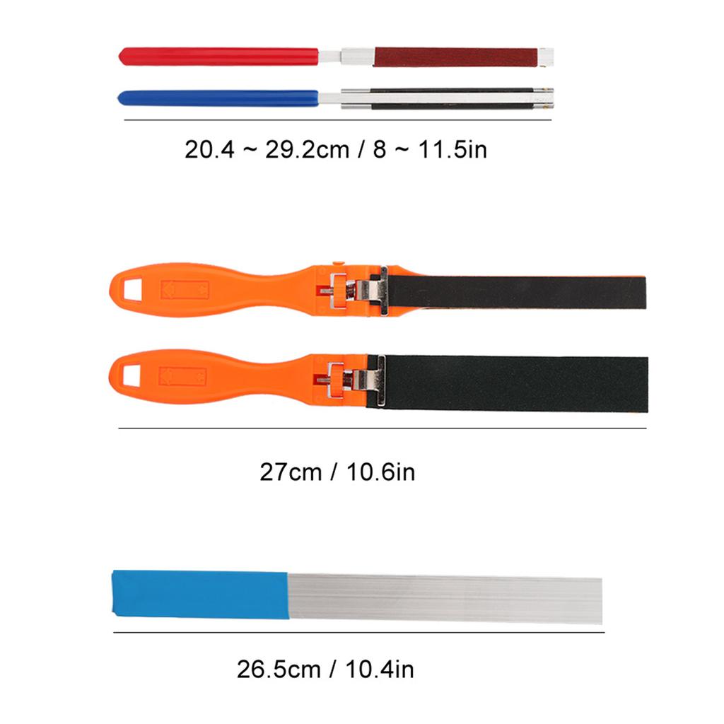 5pcs Manual Sandpaper Stick Semicircle Sanding Paper Roll Bar Jewelry Polishing Tool