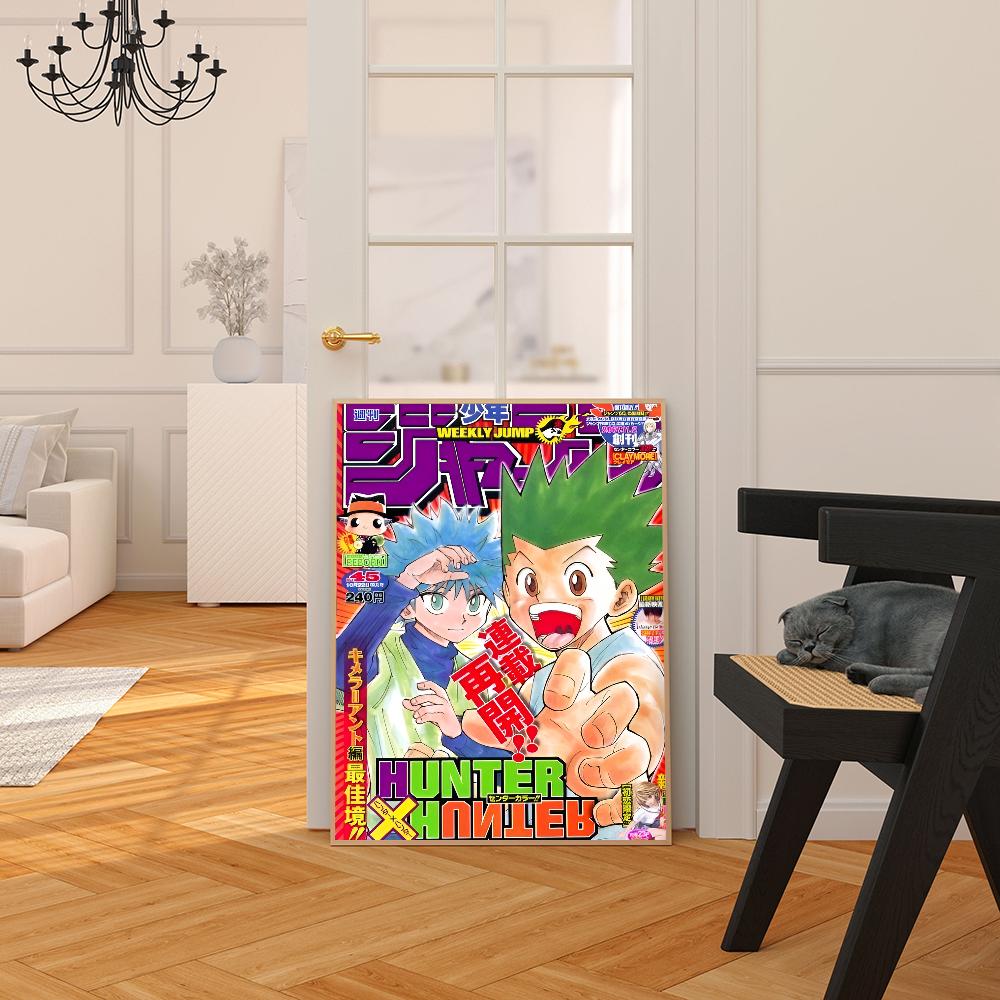

Аниме Hunter X Hunter Классические постеры фильмов Необычная наклейка на стену для украшения гостиной, бара, декора стен комнаты 21cm×30cm NoFrame