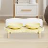 Cat Bowls with Elevated Design, Food And Water Set for Small Dogs