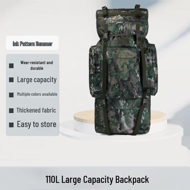 Hawk 110L Camouflage Mountaineering Backpack