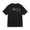 Mens Loose Fit Short Sleeve T-Shirt 270g Heavyweight Cotton Tee Casual Top In Navy Khaki Black White