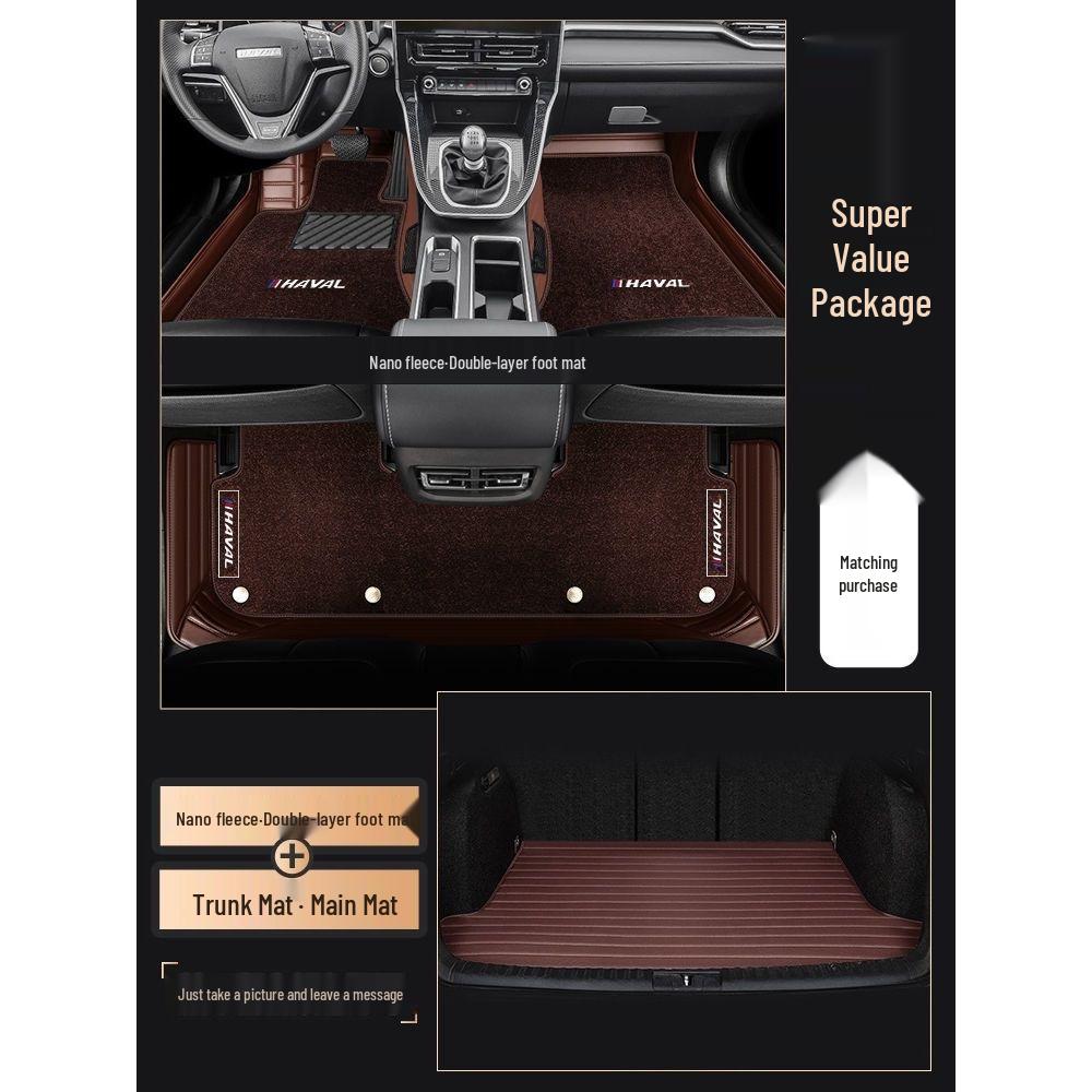 Floor Mats for Great Wall 3rd Gen Haval H6, H2, H5, M6, F7, Big Dog, Chitu, Mythical Beast - Fully Enclosed