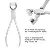 Stainless Steel Glasses Eyeglass Frame Adjustment Pliers Glasses Repair Tools Accessories