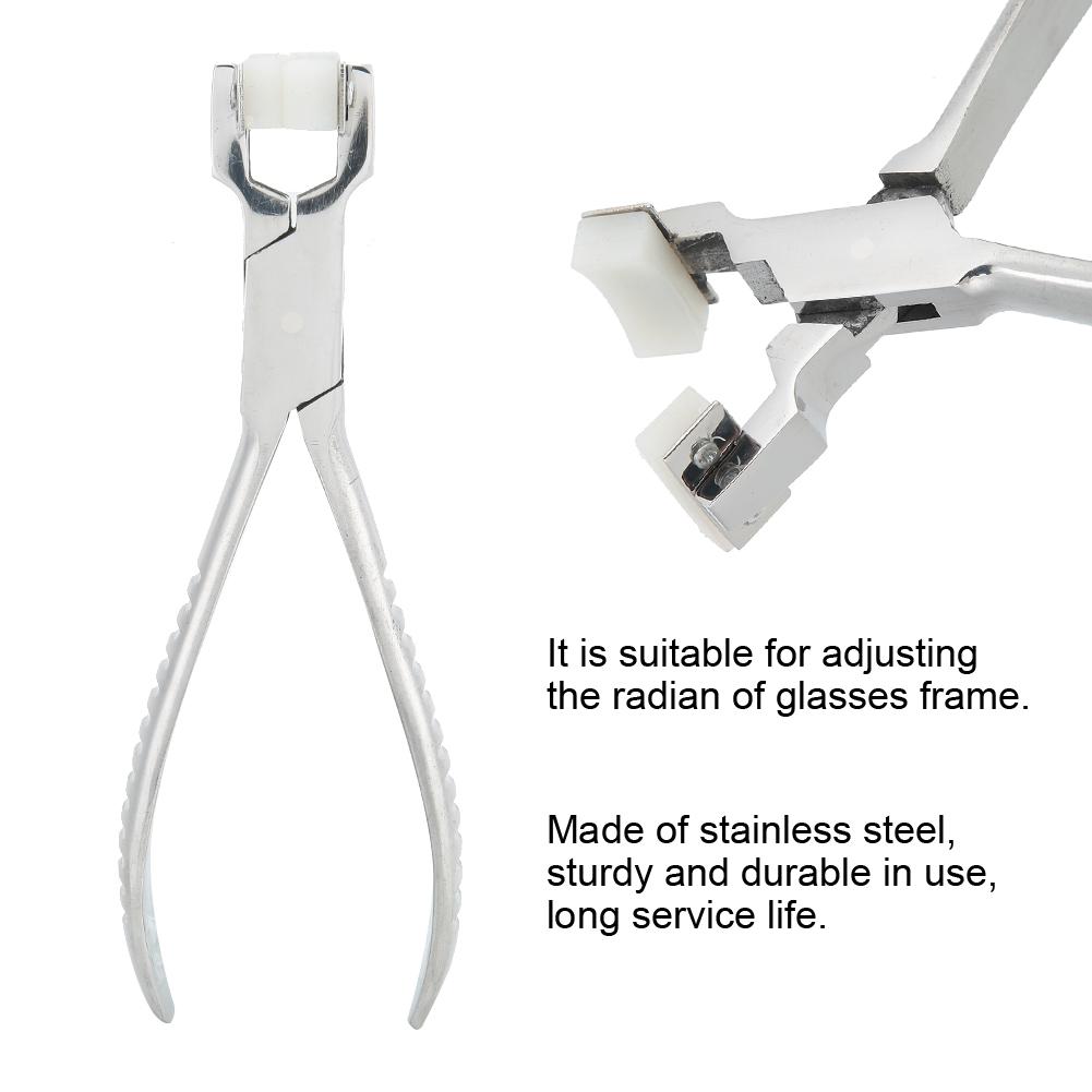 Stainless Steel Glasses Eyeglass Frame Adjustment Pliers Glasses Repair Tools Accessories