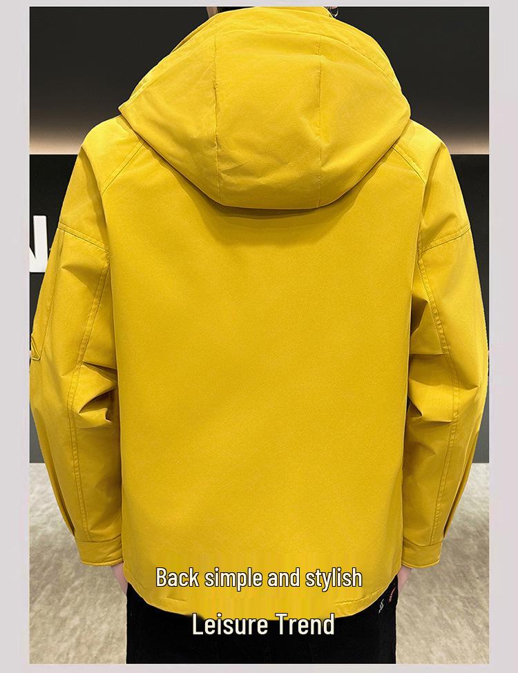 Men's Stylish Windbreaker: Hipster American Outdoor Casual Jacket for Spring & Autumn