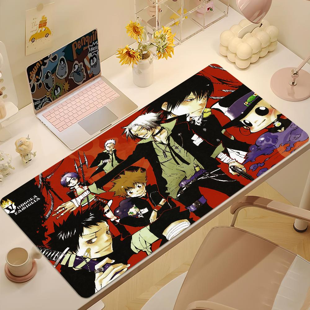 Katekyo Hitman Reborn Mouse Pad Large NonSlip Lockedge Desktop Computer Desk Mat Keyboard Writing Mousepad Office Gamer Student