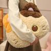 Animal Plush Pillow Soft Cat Head Bed Pillow For Kids And Teens